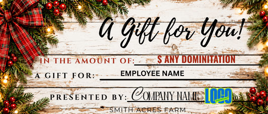 A Gift for You - Smith Acres Farm gift certificate